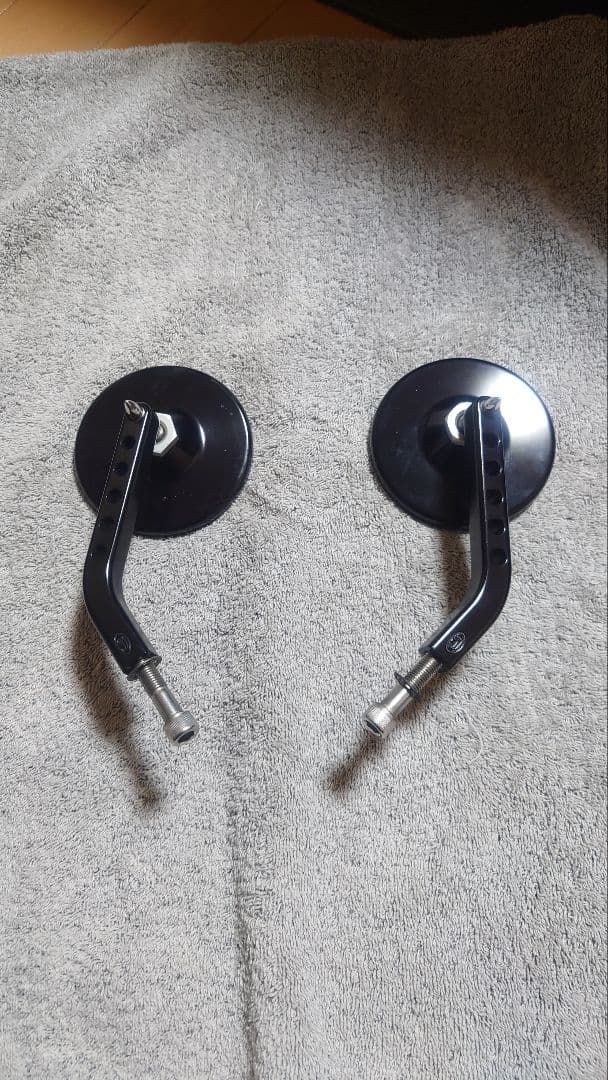 ハーレーミラー JOKER MACHINE ラウンドミラー ブラック 左右セット ハーレーミラー JOKER MACHINE ラウンドミラー ブラック 左右セット