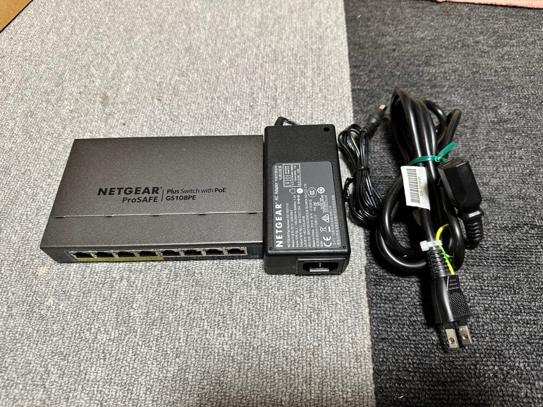 3個セット】傷あり NETGEAR GS108PEv3 ギガビット.