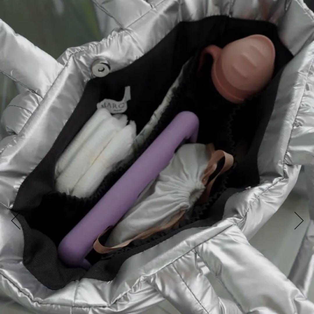 MARQUEimport♡マキア♡仲村美香♡マザーズバッグ♡シルバー♡レア美品