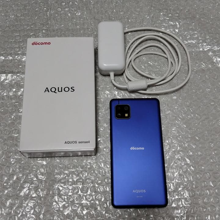 ジャンク品】 docomo AQUOS sense4 SH-41A （ブルー） - メルカリ