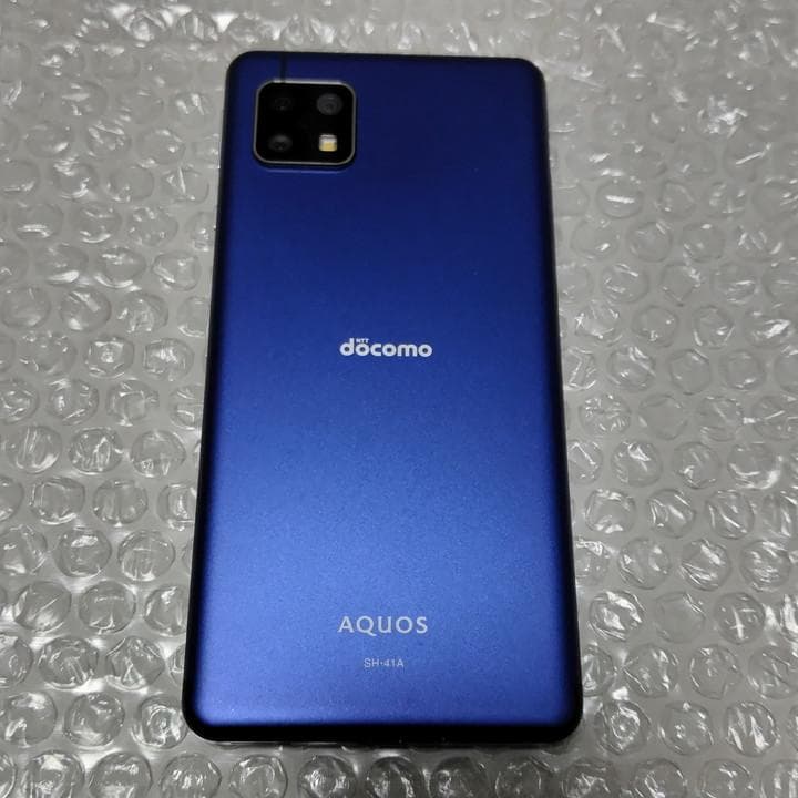 ジャンク品】 docomo AQUOS sense4 SH-41A （ブルー） - メルカリ