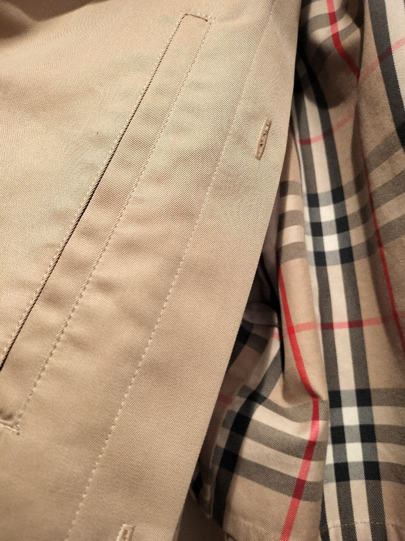 BURBERRY】日本製トレンチコート チェック柄ライナー ペチコート付