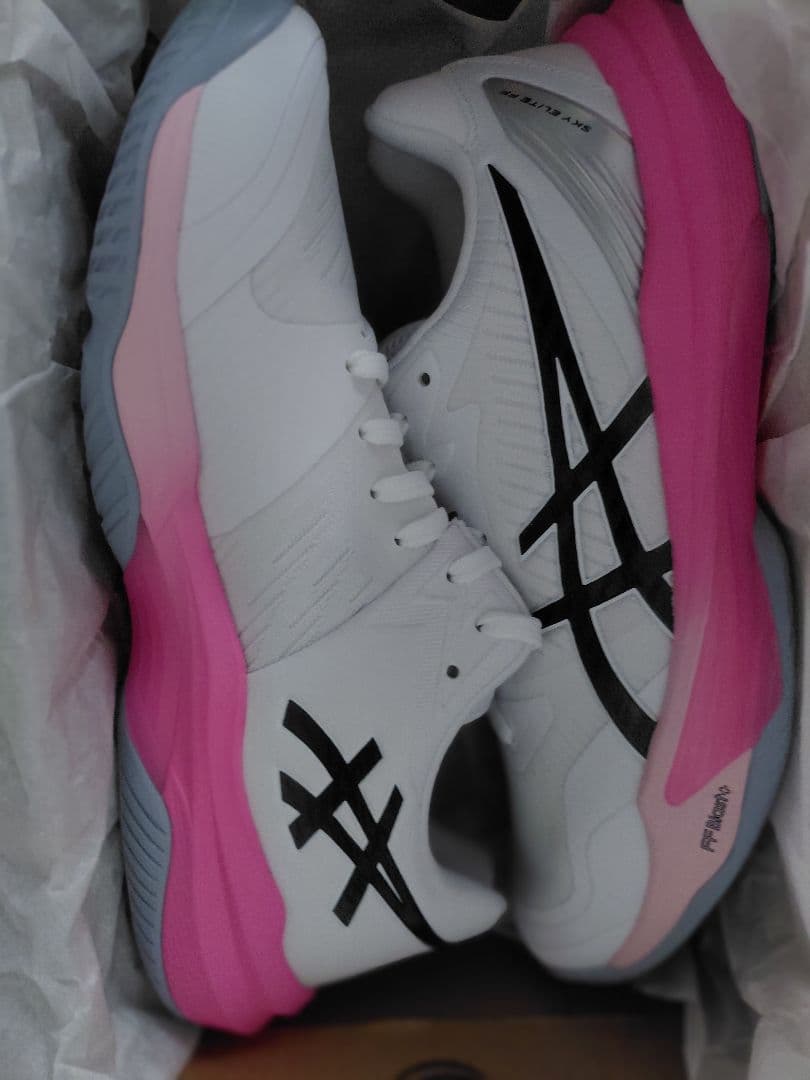 ASICS SKY ELITE FF 3 27.0cm ホワイト/ピンク