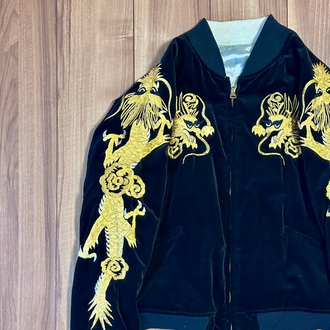 超希少品】WAREHOUSE レプリカ 龍刺繍スカジャン vintage 古着 - メルカリ