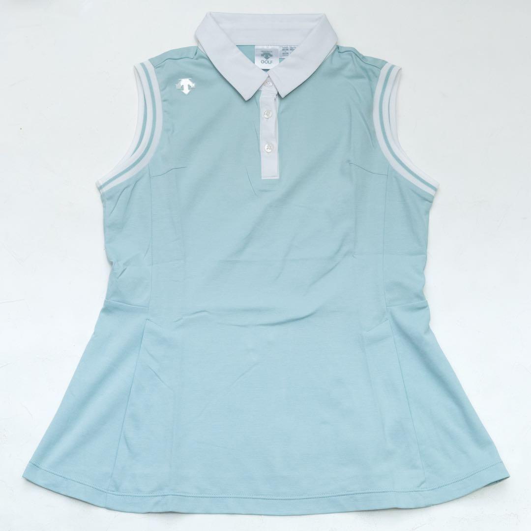 新品】DESCENTE GOLF ノースリーブポロシャツ M DGWJA15 - メルカリ