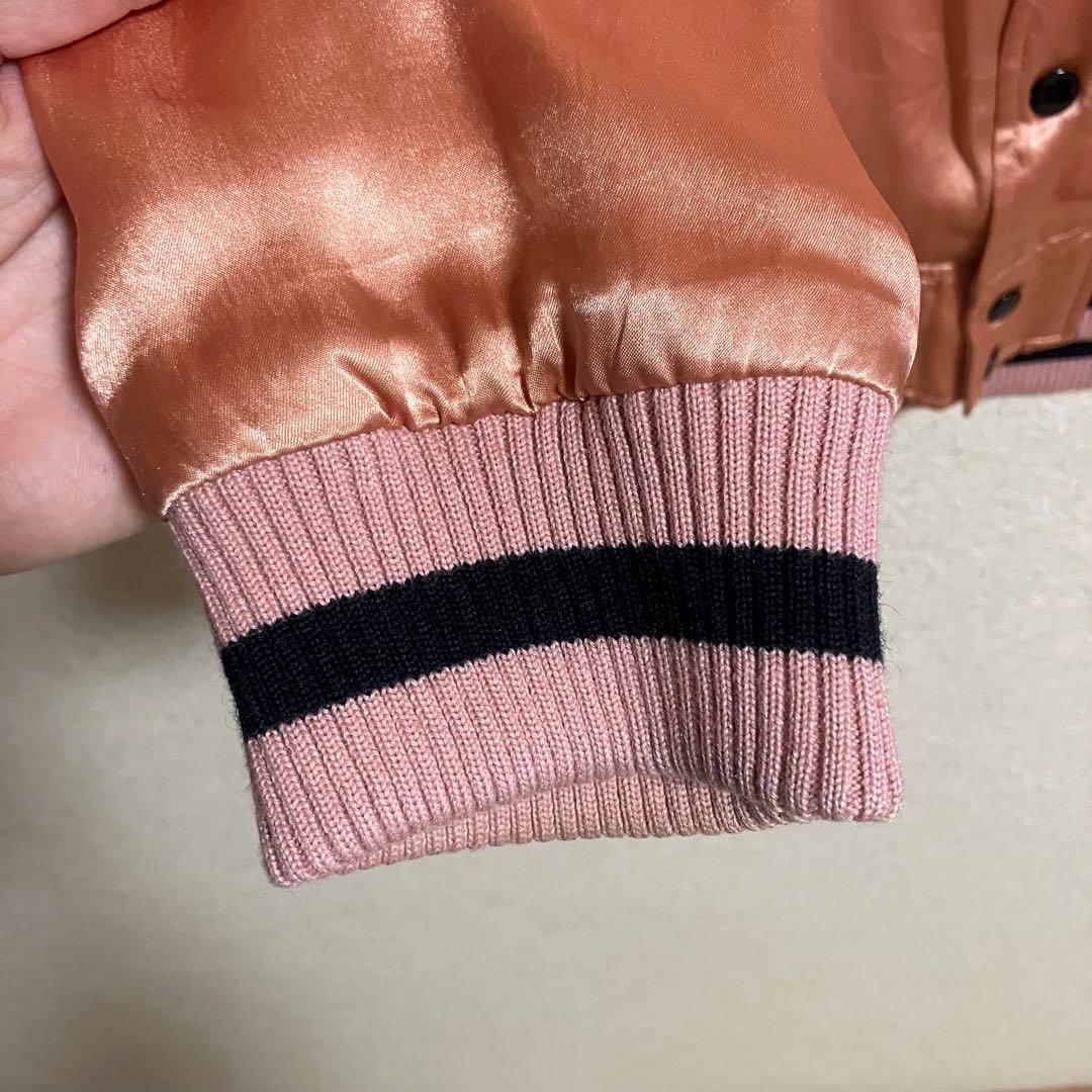 black weirdos ブラックウィドウ 刺繍 スカジャン 宇宙人 Lサイズ