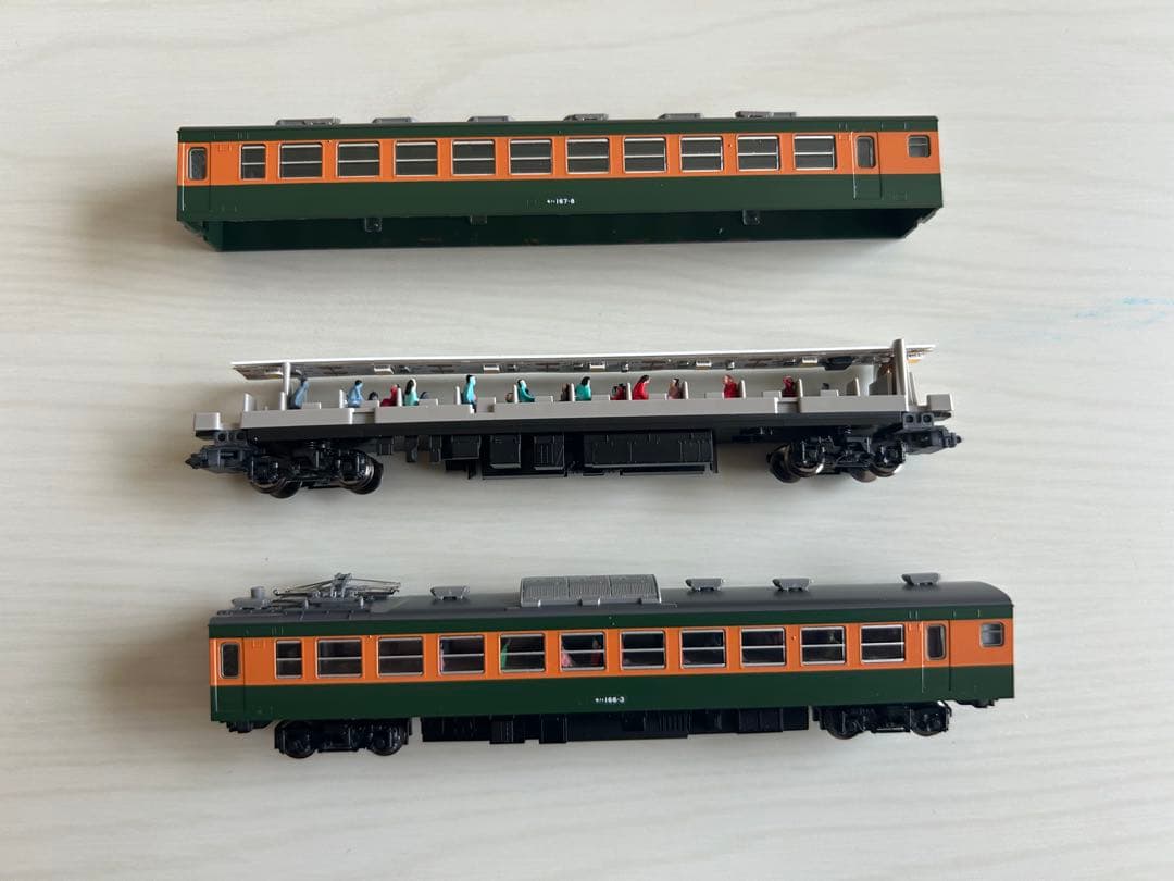 TOMIX　98221　国鉄 167系電車（湘南色）基本セット4両+２両おまけ