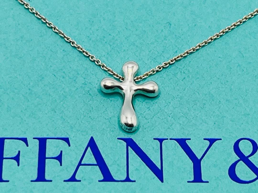 c684 ティファニー エルサ・ペレッティ クロス ネックレス シルバー