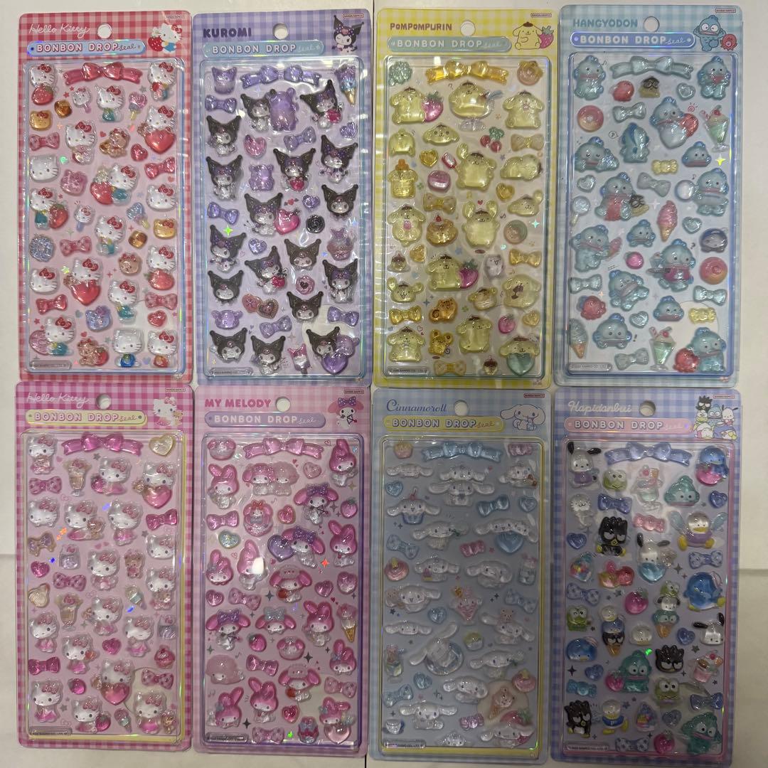 即購入禁止です コメント後にお願いします 出品 サンリオ 8セット ポチッと6(ポチッとシックス) サンリオキャラクターズ キャラクター