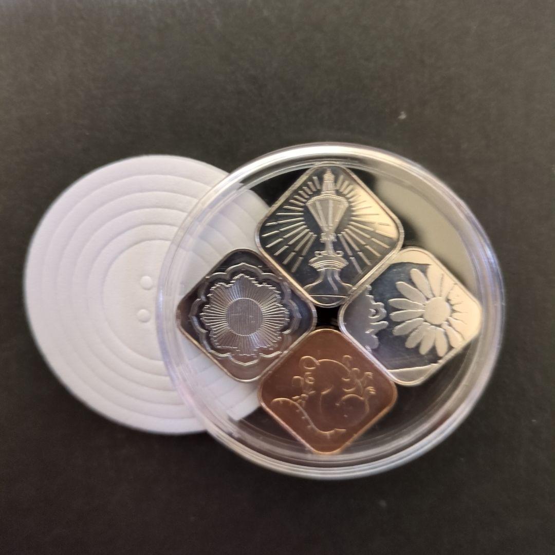 造幣局年銘板純銀三種セット計 13.0g