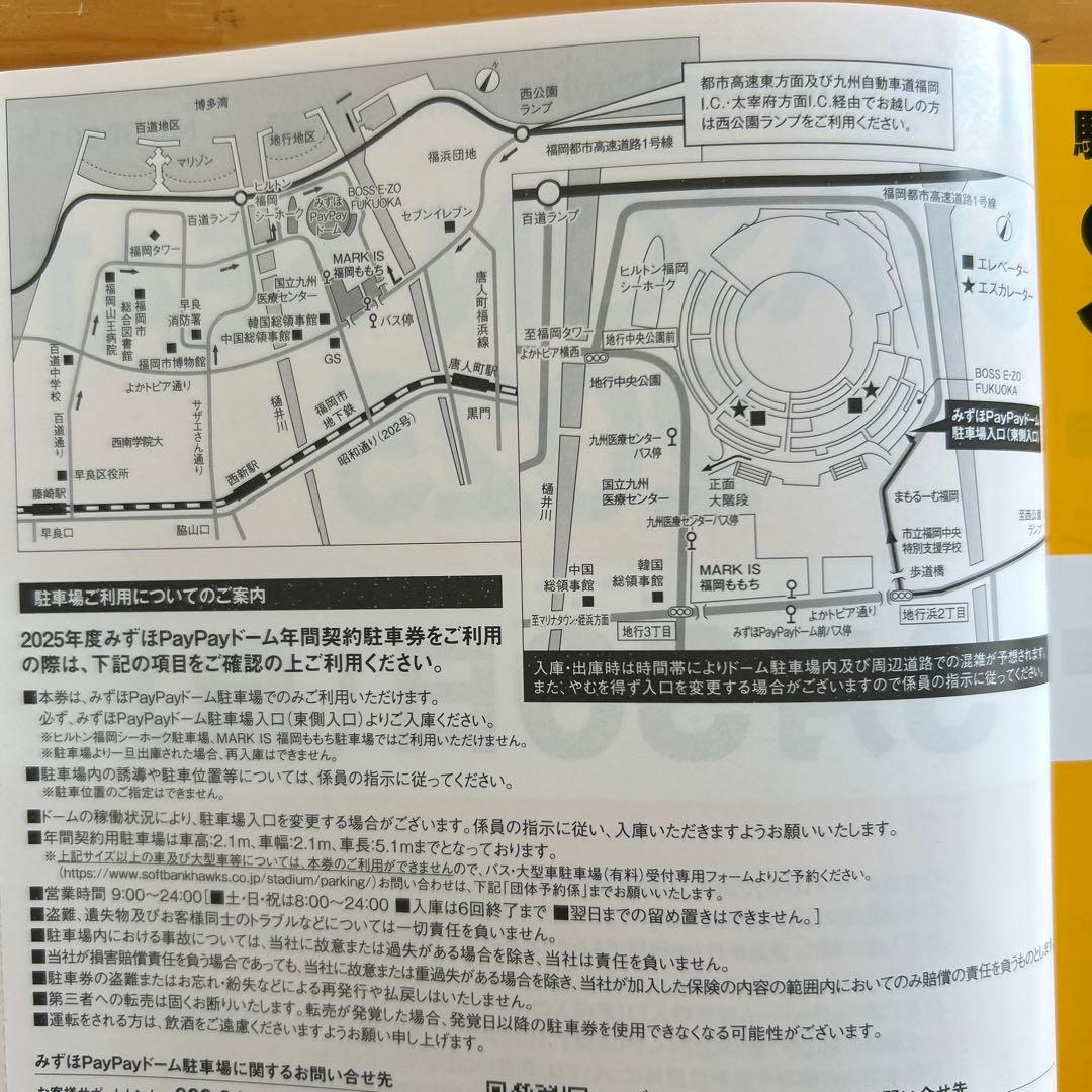 4月6日 PayPayドーム駐車場駐車券 - メルカリ