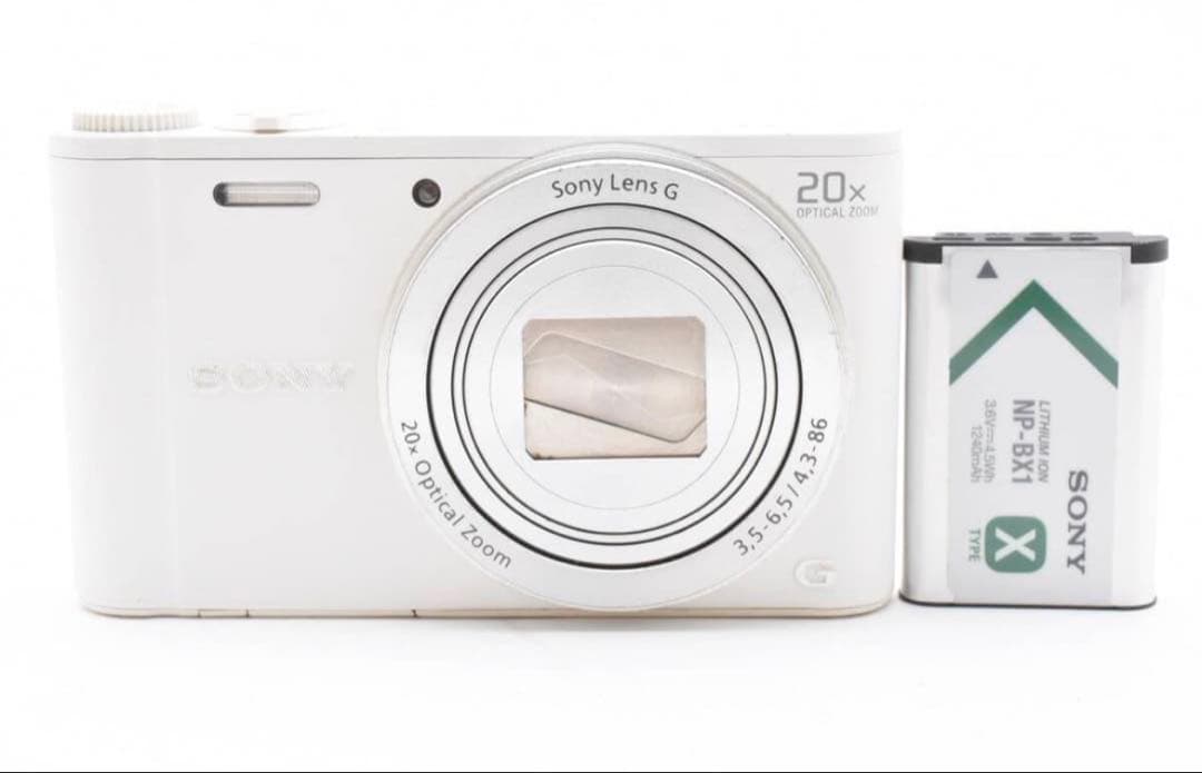 SONY DSC-WX350 ホワイト ズーム20倍 1673 - メルカリ