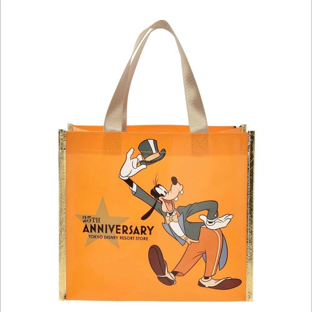 グーフィー ディズニーストア25周年 ショッピングバッグ、ぬいぐるみ