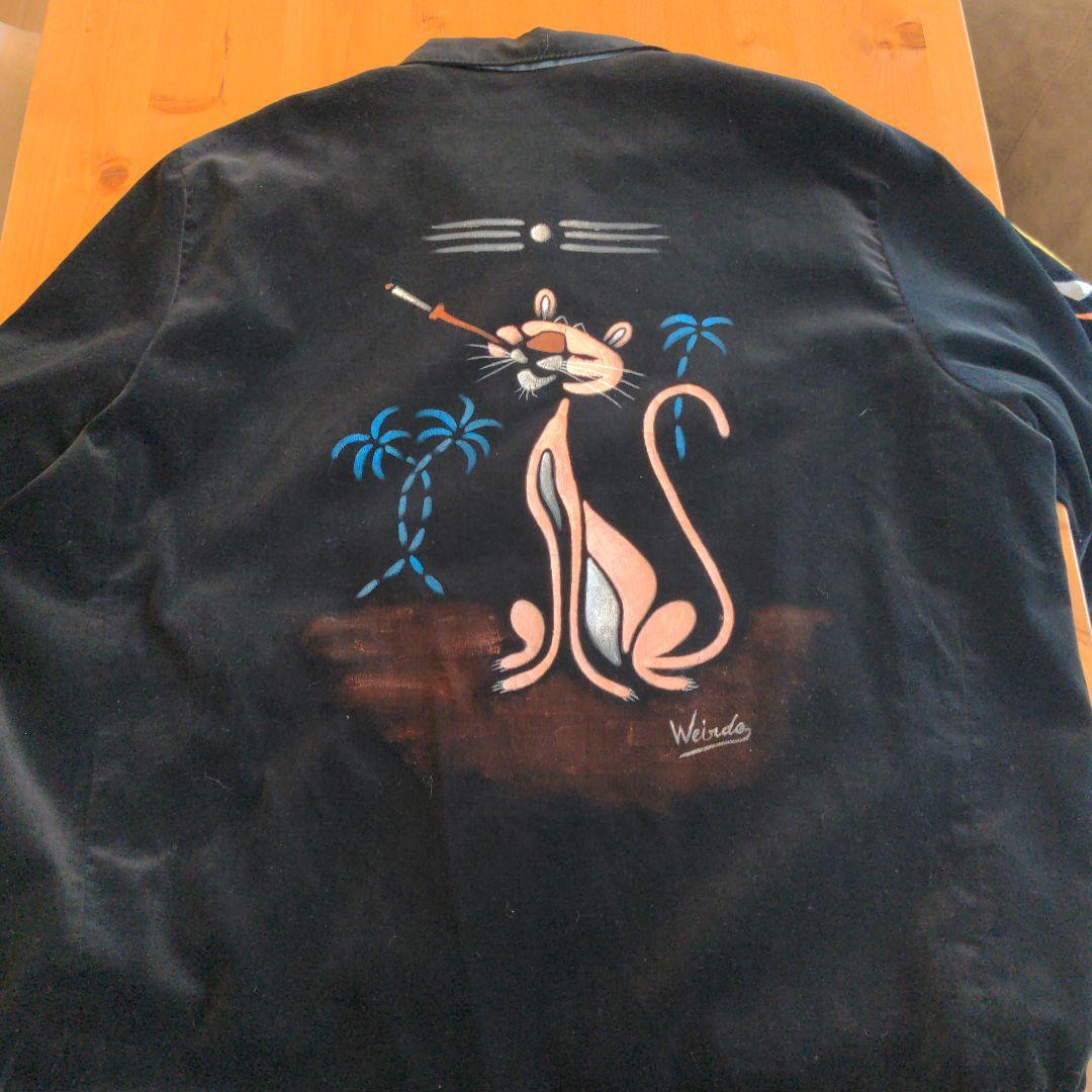 WEIRDO GROWN-UP スカジャン 黒 - メルカリ