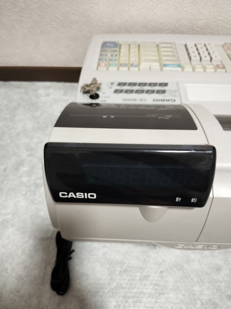 ものすごくものすごく綺麗！！！CE-6000 CASIO レジスター