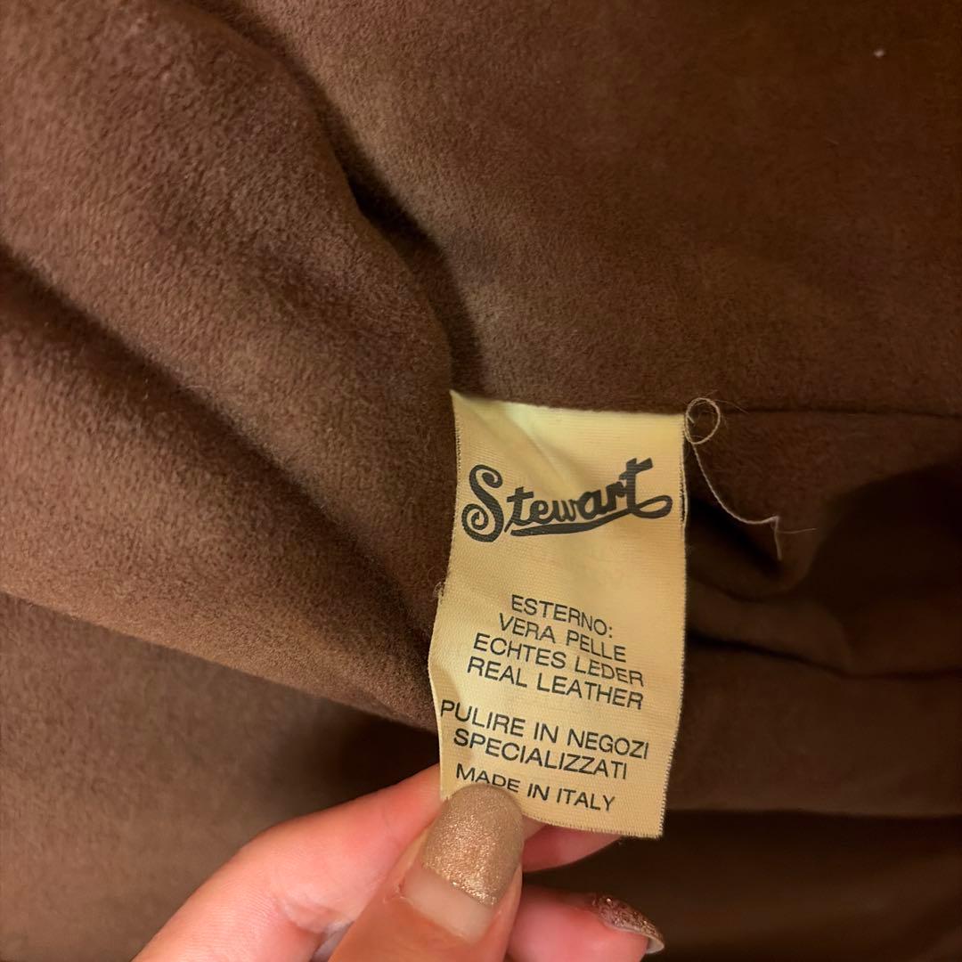 Stewart バッファローレザー ジャケット Lサイズ イタリア - メルカリ
