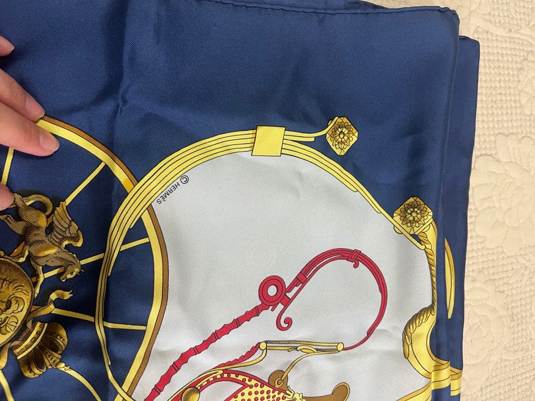 HERMÈS エルメス SPRINGS カレ90 スカーフ シルク - メルカリ