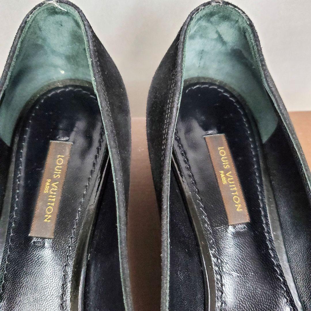 箱・保護袋あり✨️Louis Vuitton ブラック ポインテッドトゥパンプス