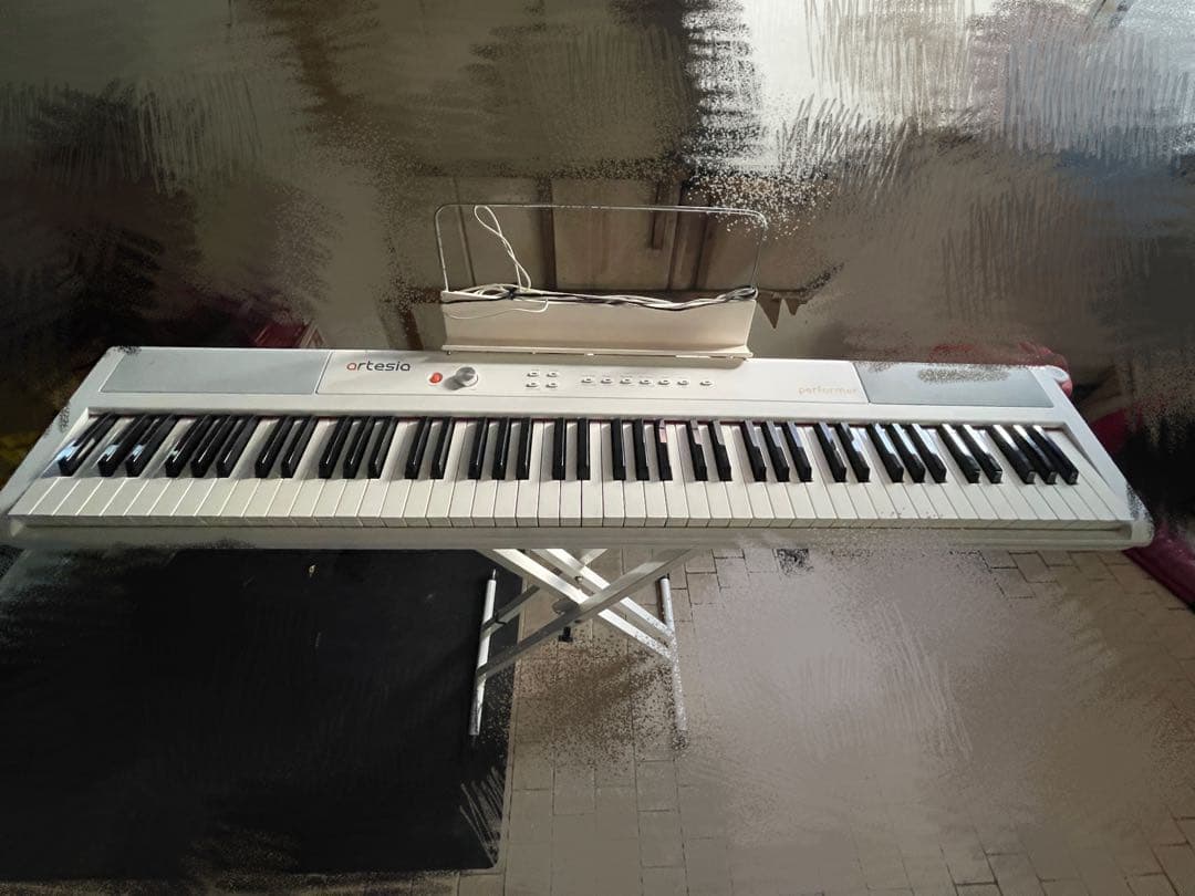 Artesia 88鍵盤 PERFORMER 電子ピアノ カバー付き 楽天市場】【88鍵盤】artesia 電子ピアノ Performer ブラック【かるい