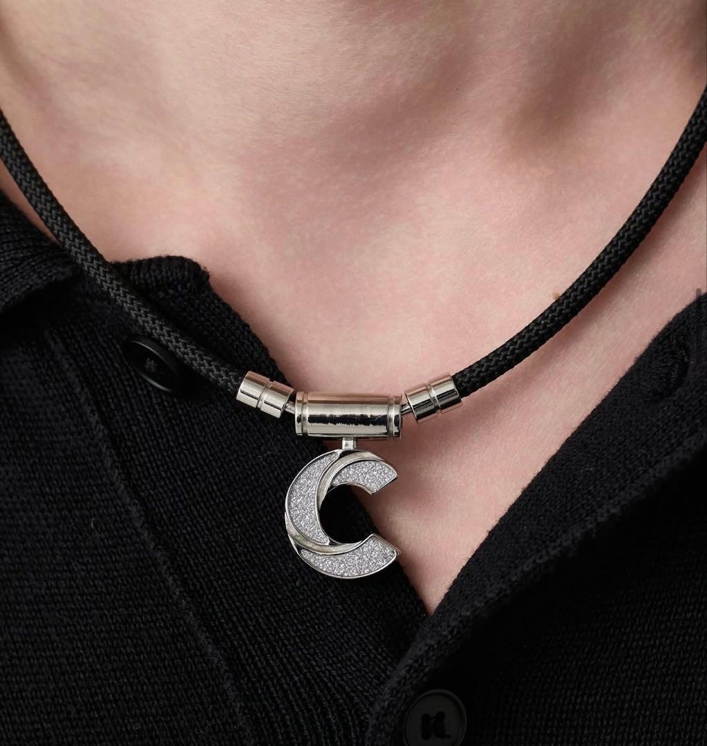 POWER℃GEARパワードギアネックレスMサイズ（シルバーラメ)182本限定品