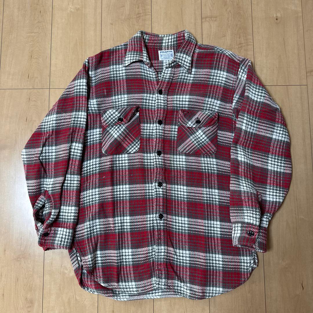 パタゴニア オンブレ シャドー 04年 オーガニックコットン ネルシャツ