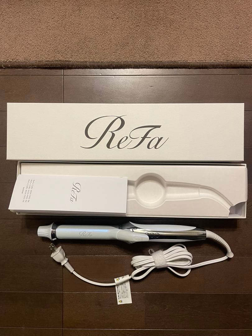 【ほぼ新品】【美品】ReFa カールヘアアイロンプロ ホワイト26ミリ ReFa BEAUTECH リファ カールアイロン プロ 32mm 38mm 26mm MTG ヘア