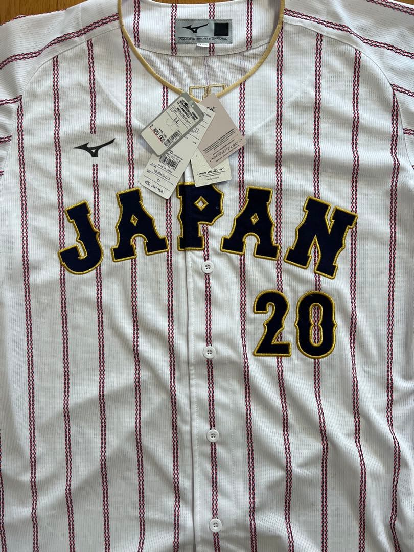 WBC侍ジャパン 周東佑京 ホームVer.レプリカユニフォーム L - メルカリ