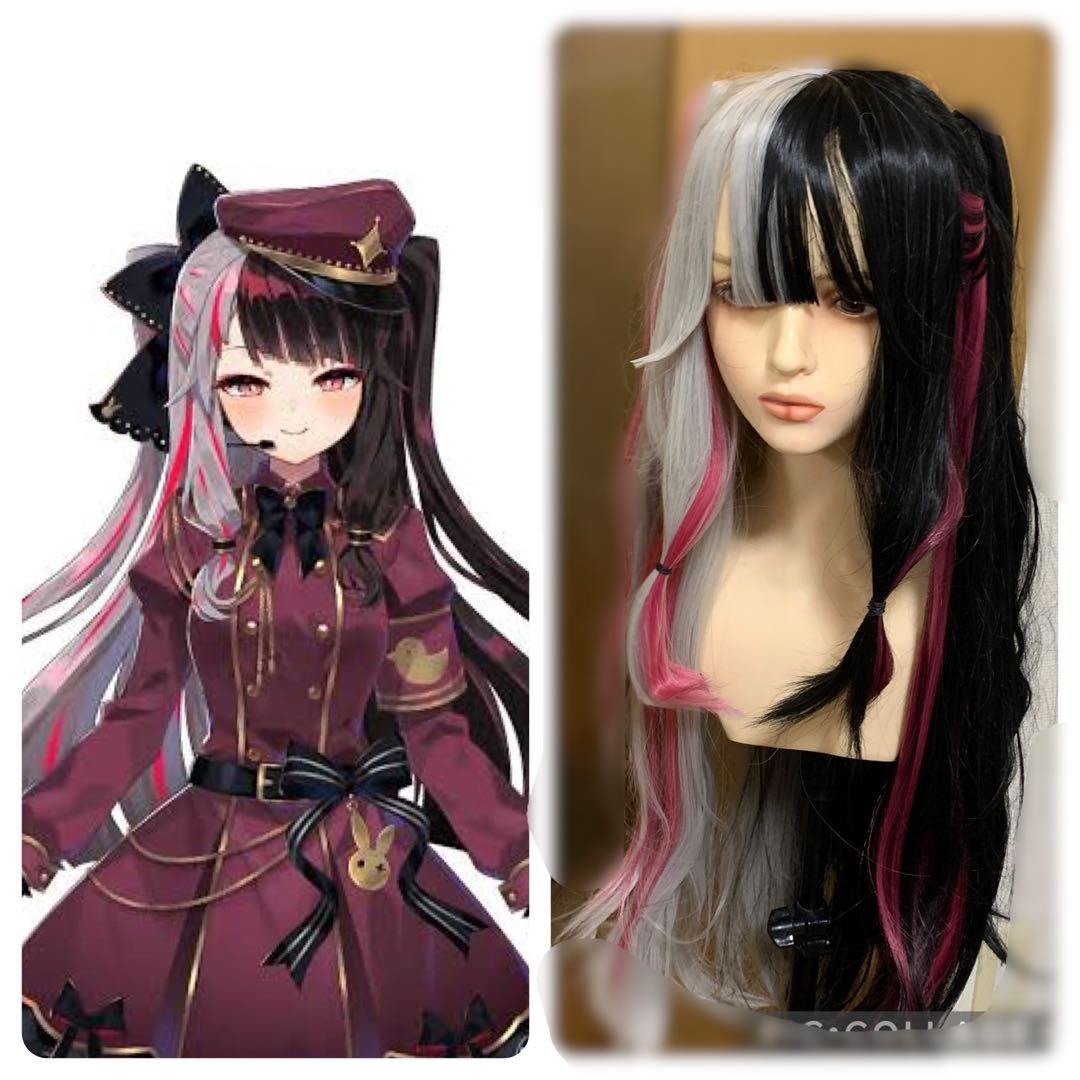 にじさんじ Vtuber 夜見れな 軍服ウィッグ - メルカリ