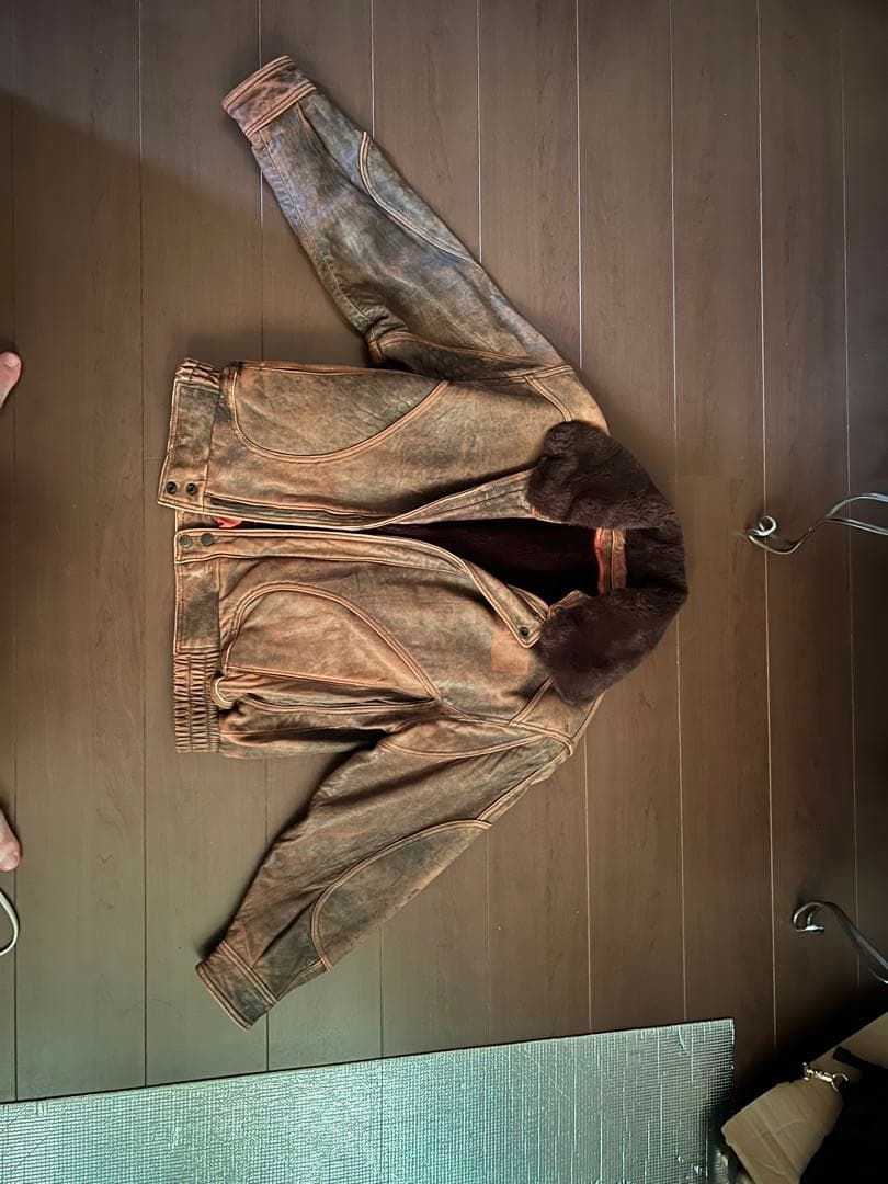 ヴィンテージ　レザージャケット　90s 90s ヴィンテージレザージャケット ブラック メンズ アウター 革ジャン