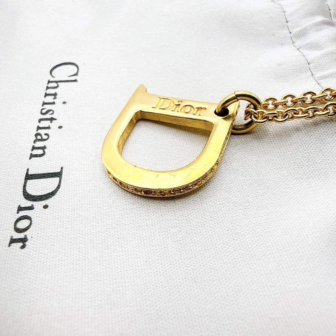 3051-1 人気✨ Dior ネックレス CD ロゴ 希少 刻印 cm - メルカリ