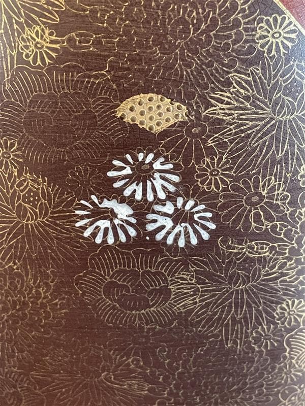 薩摩焼 連山作 色絵金襴手扇面花鳥風景図文大花瓶 - メルカリ