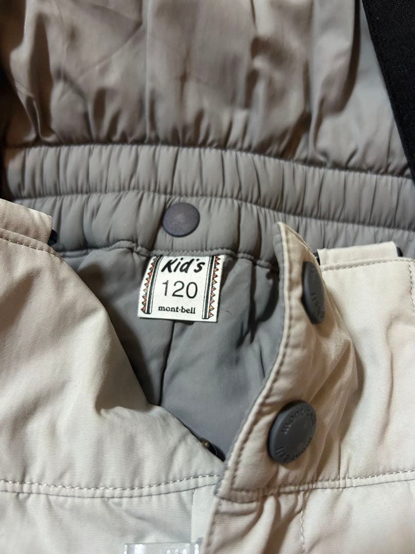 mont-bell サスペンダー付きスキーウェア 120 - メルカリ