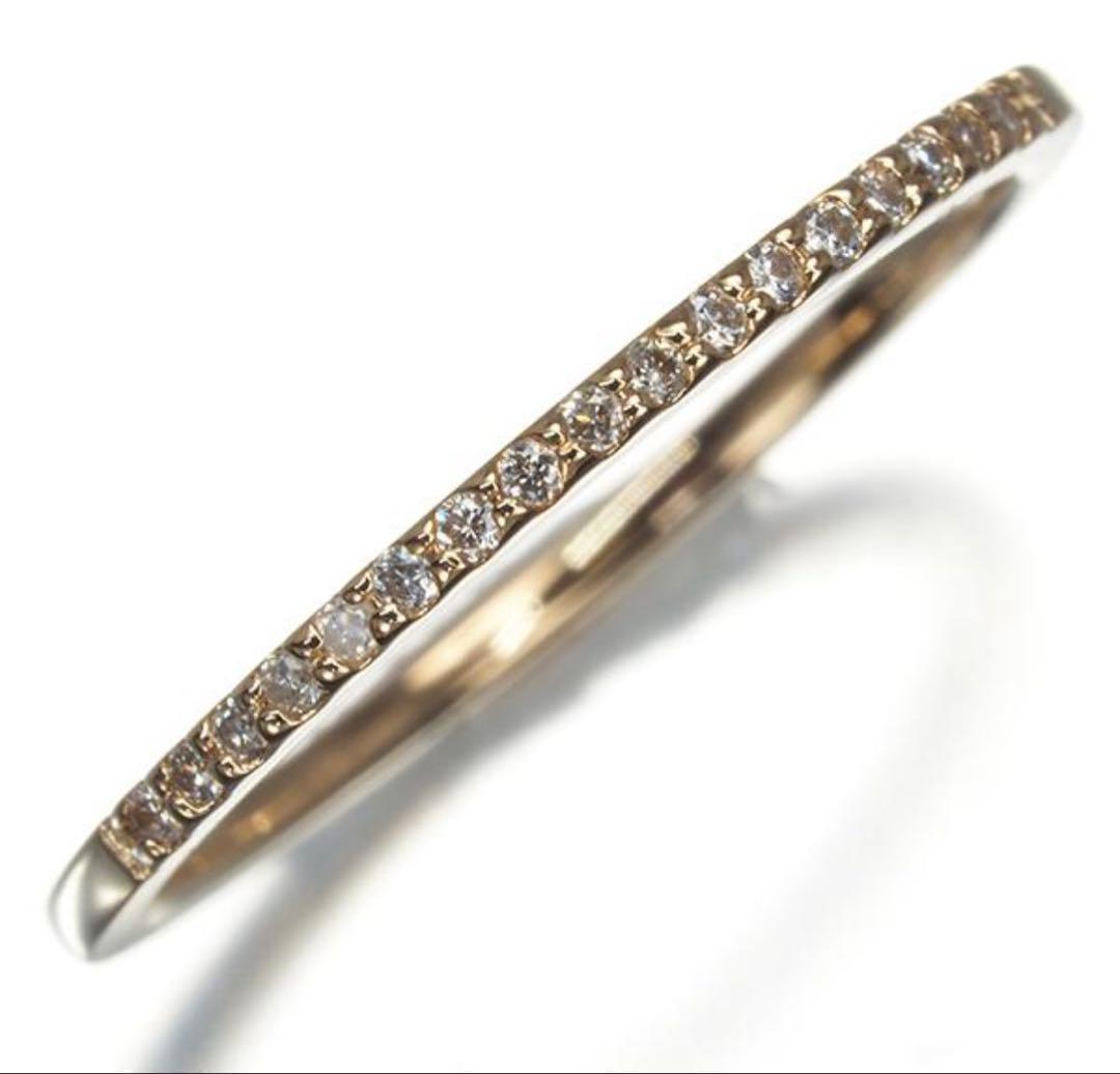 agete ダイヤモンドリング 7号 K10 YG ゴールド アガット 指輪 - メルカリ