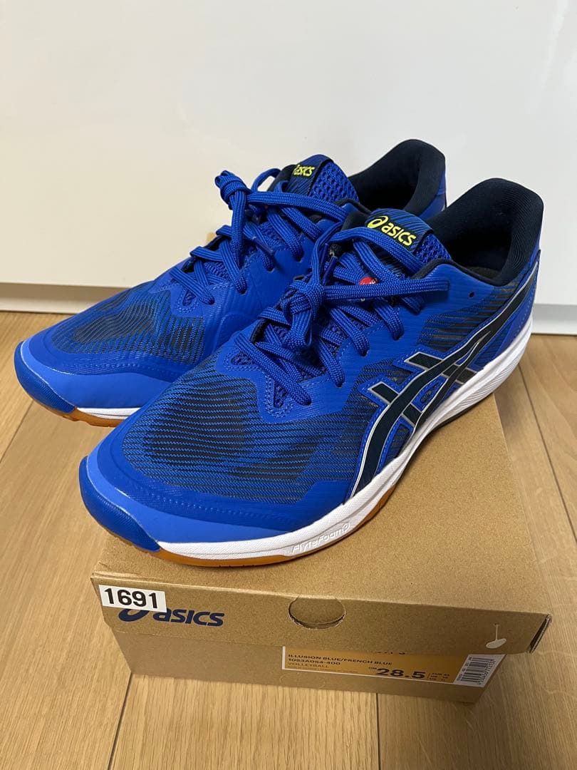 ROTE JAPAN LYTE FF 3 バレーボールシューズ28.5cm Asics Volleyball Shoes ROTE JAPAN LYTE FF 3 White/Gunmetal