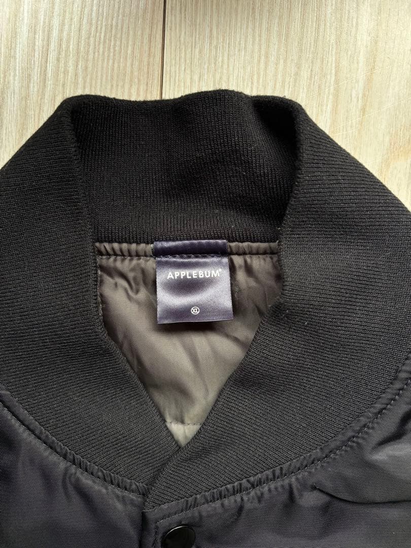 入手困難】 APPLEBUM 限定BLACKWORM ロッドマンスタジャンXL - メルカリ
