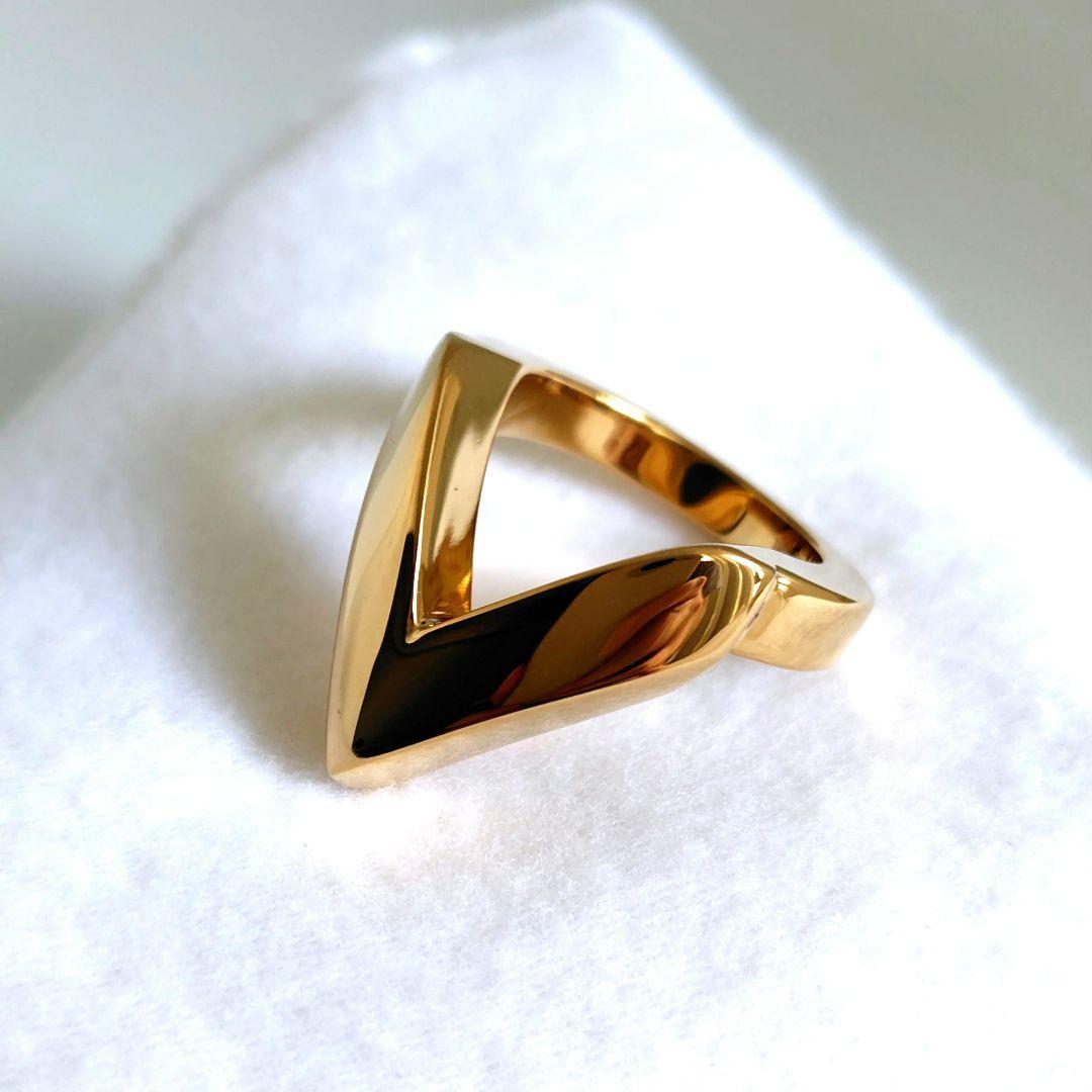 新品】BOTTEGA VENETA リング ゴールド Ag925 19号 - メルカリ