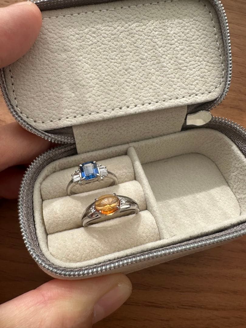 天然サファイア PT900 1.19ct リング #9 ソ付