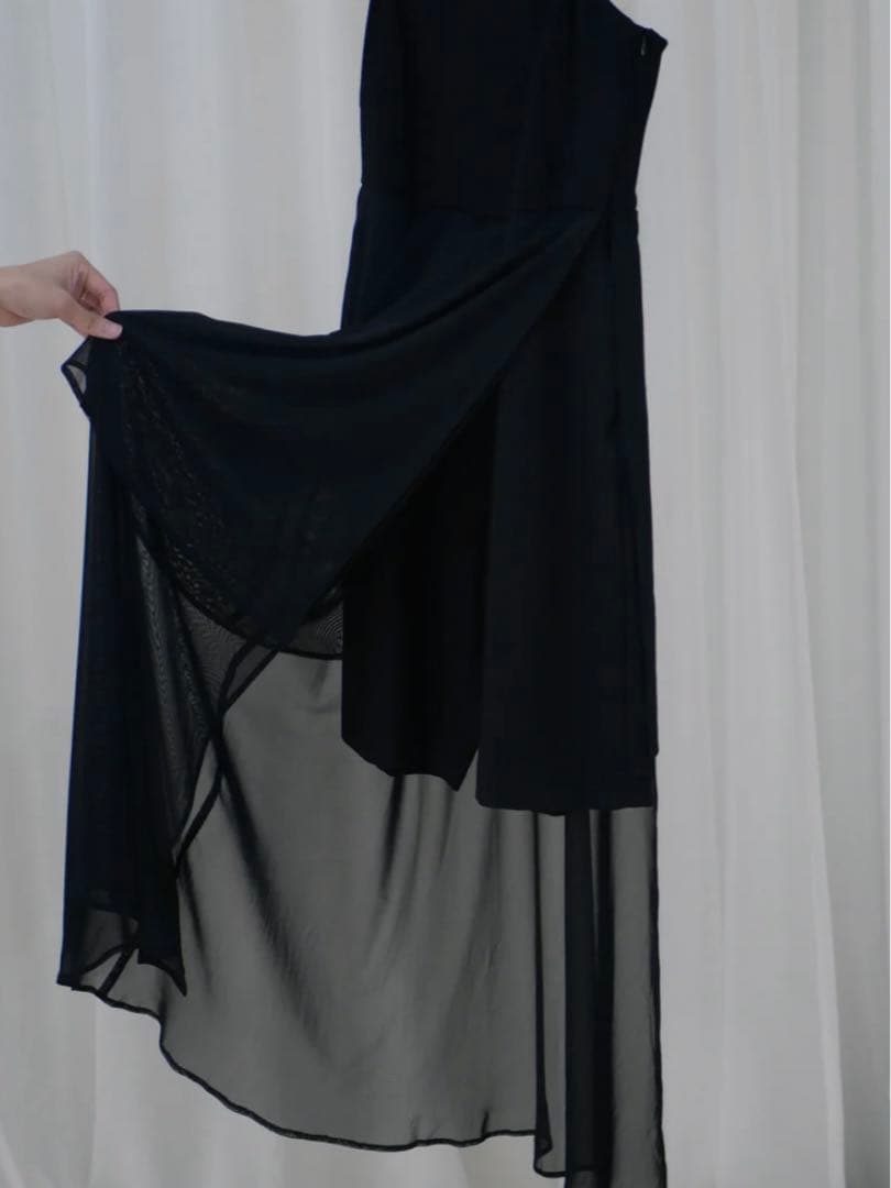 《ritsuko karita》Sheer half jump suit