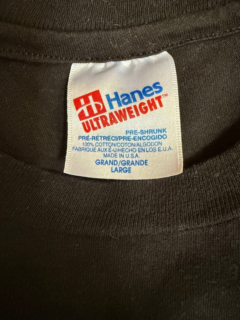 Hanes 黒色 Tシャツ Lサイズ マドンナ