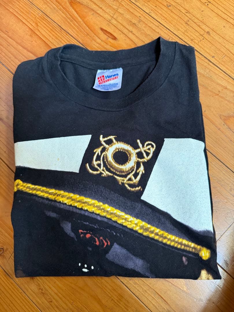 Hanes 黒色 Tシャツ Lサイズ マドンナ