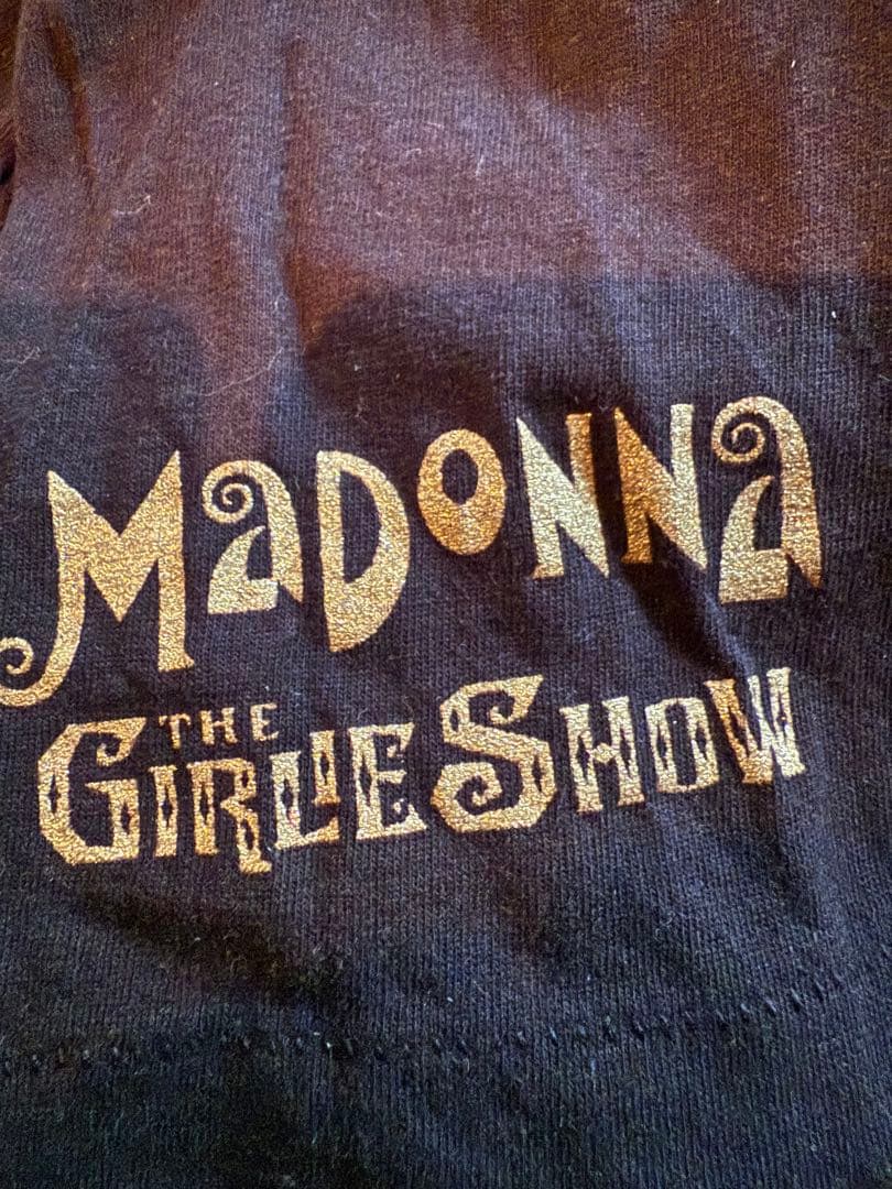 Hanes 黒色 Tシャツ Lサイズ マドンナ