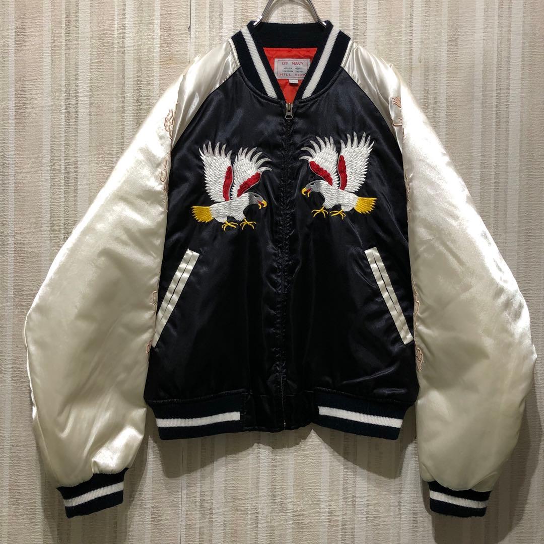 90s ルード系 山田レン 長瀬智也 スカジャン 横須賀ジャンパー 刺繍