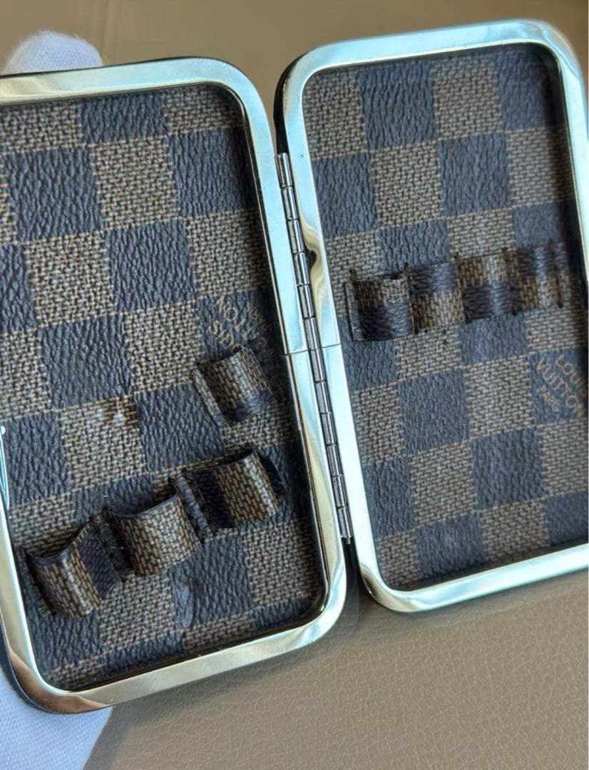 極美品！ LOUIS VUITTON ダミエ トラベルキット 爪切り 耳かき - メルカリ