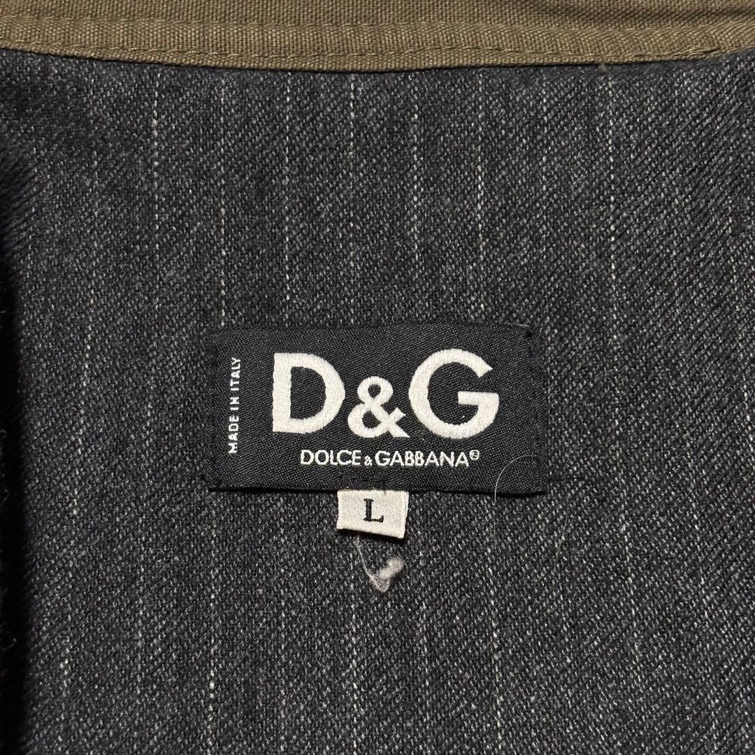 archive】00s DOLCE & GABBANA gimmick JKT 00s archive design