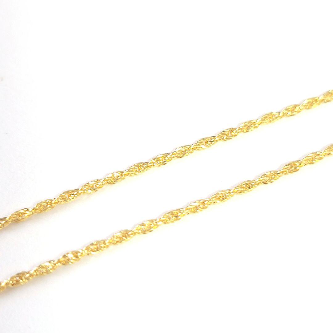 18kツイストチェーンブレスレット au750