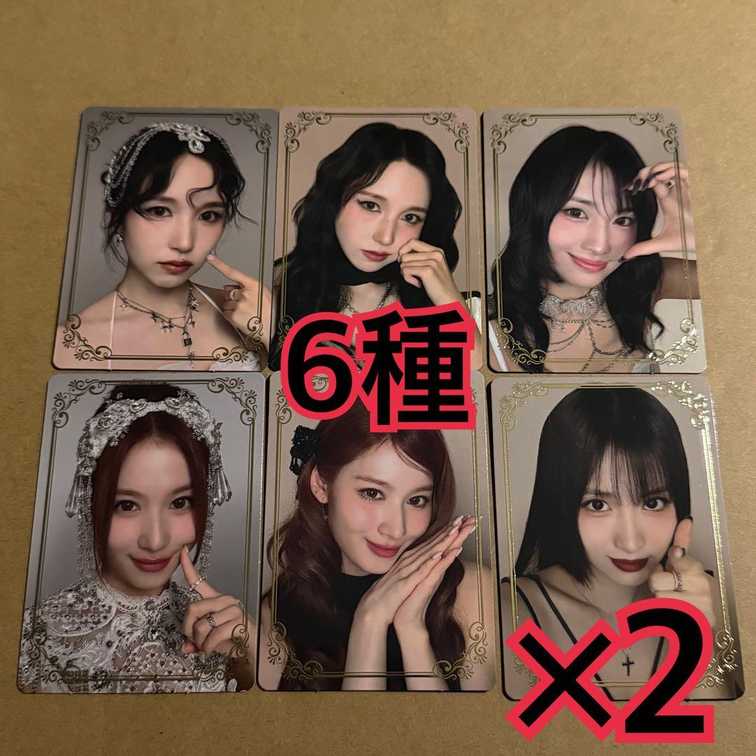 MISAMO ラキドロ　トレカ　6種　×2 箔押し　PLAY 箔押し TWICE MISAMO PLAY ラキドロ タワレコ トレカ モモ - メルカリ