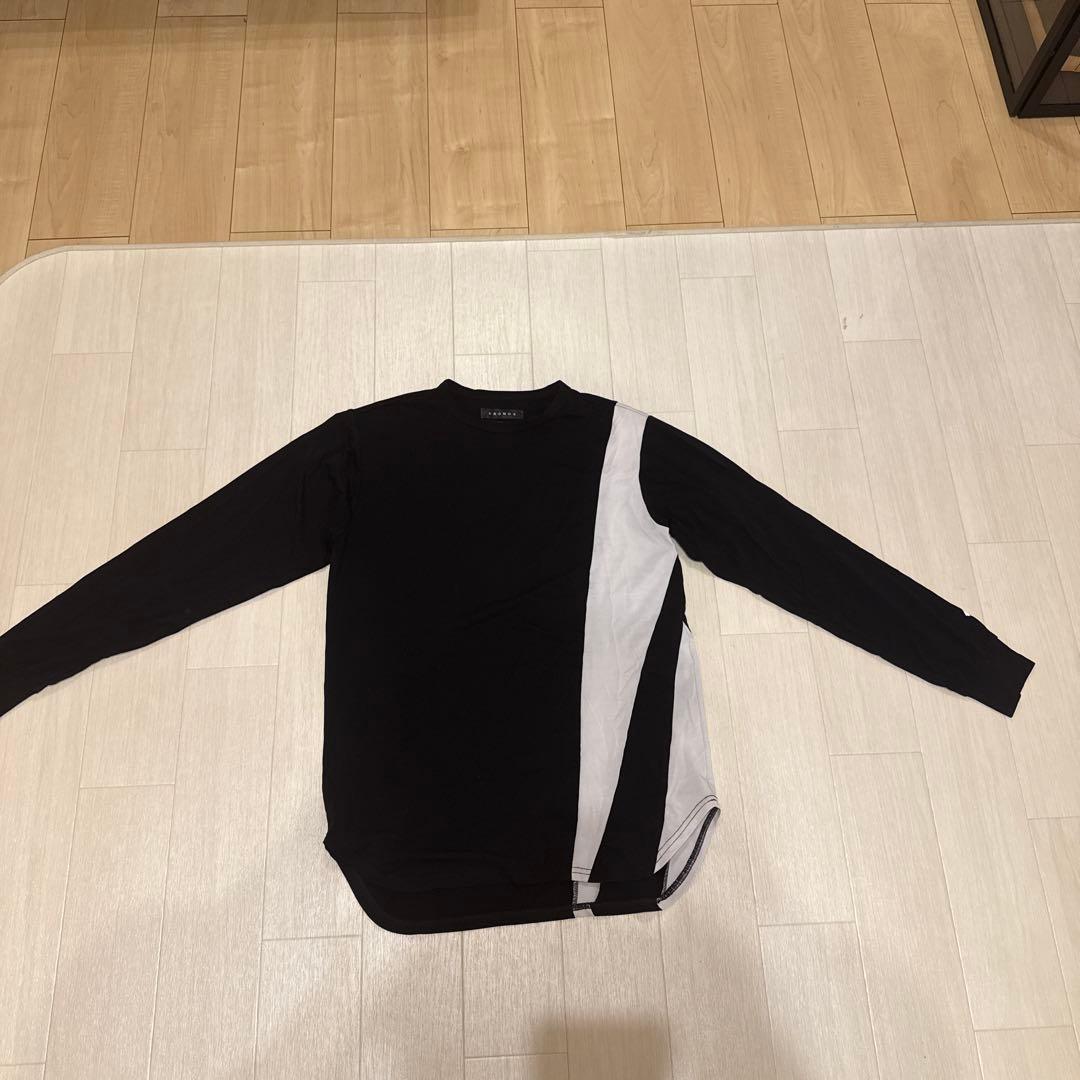 クロノス ロンt CRONOS SHOULDER REGION LINE LONG SLEEVE T 【WHITE】