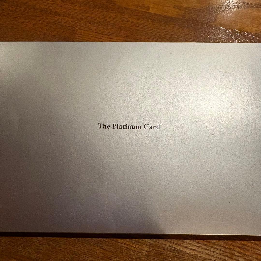 [非売品] AMEXプラチナカード ラゲッジタグ ネームプレート