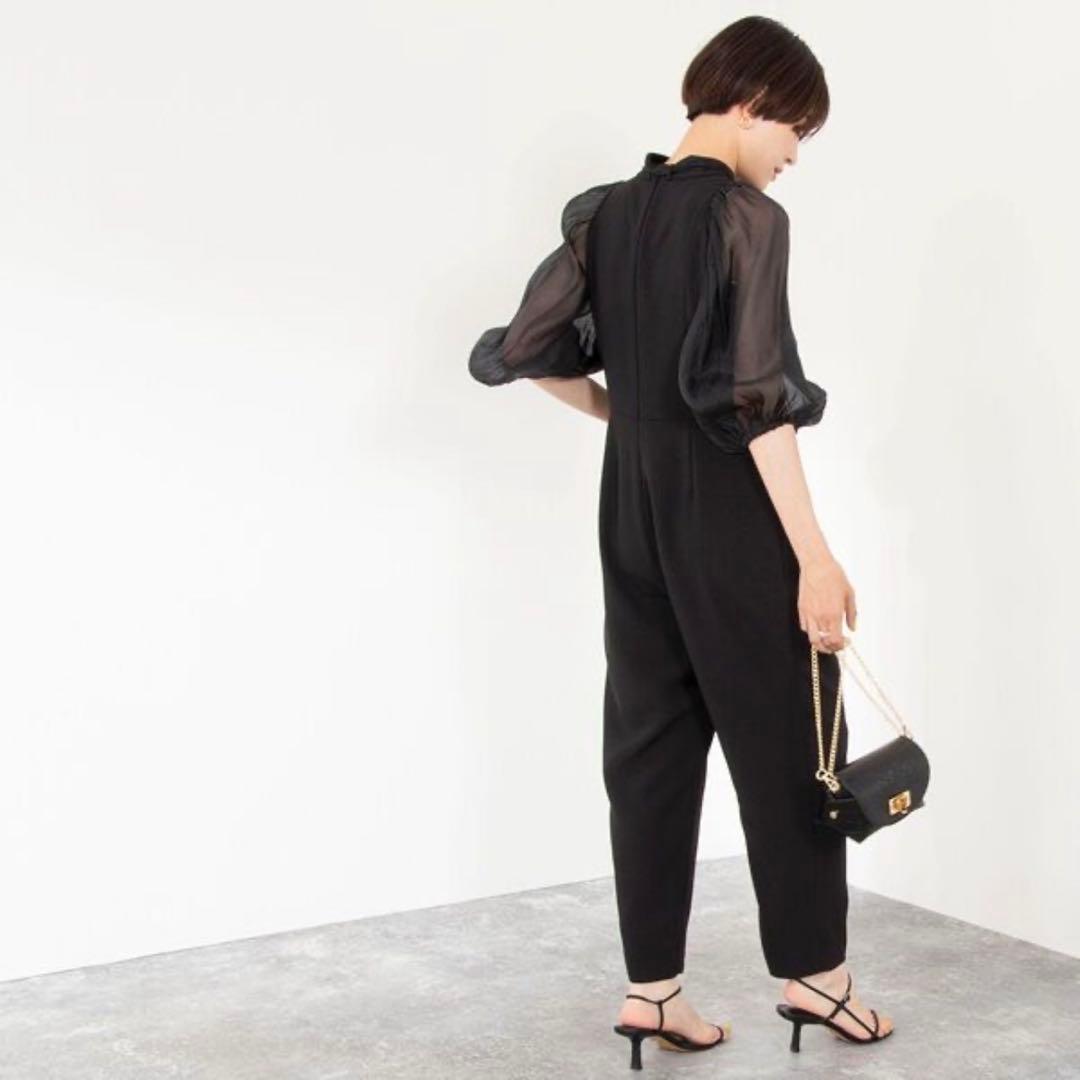 《ノーリーズ》 ボリュームスリーブオールインワン