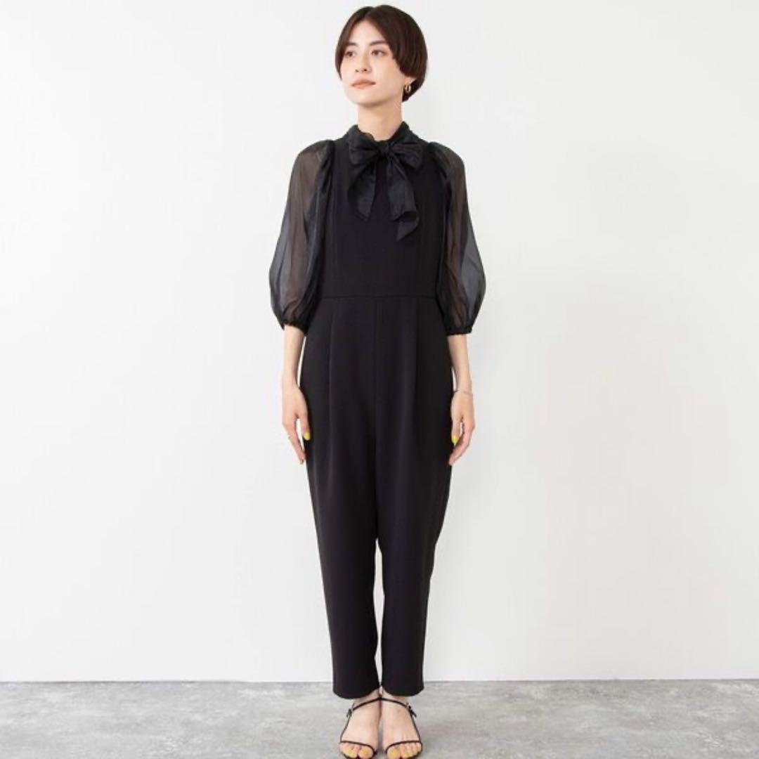 《ノーリーズ》 ボリュームスリーブオールインワン